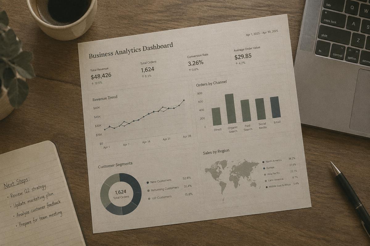 Import & Export Data Dashboard